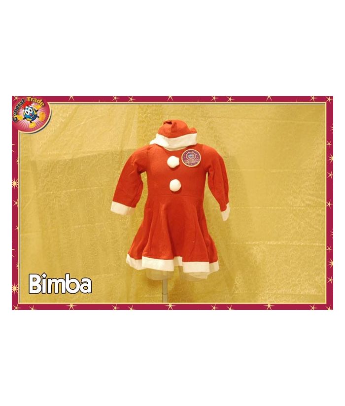 A1-452623 VESTITO BABBO NATALE BIMBA°