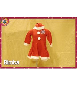 A1-452623 VESTITO BABBO NATALE BIMBA°