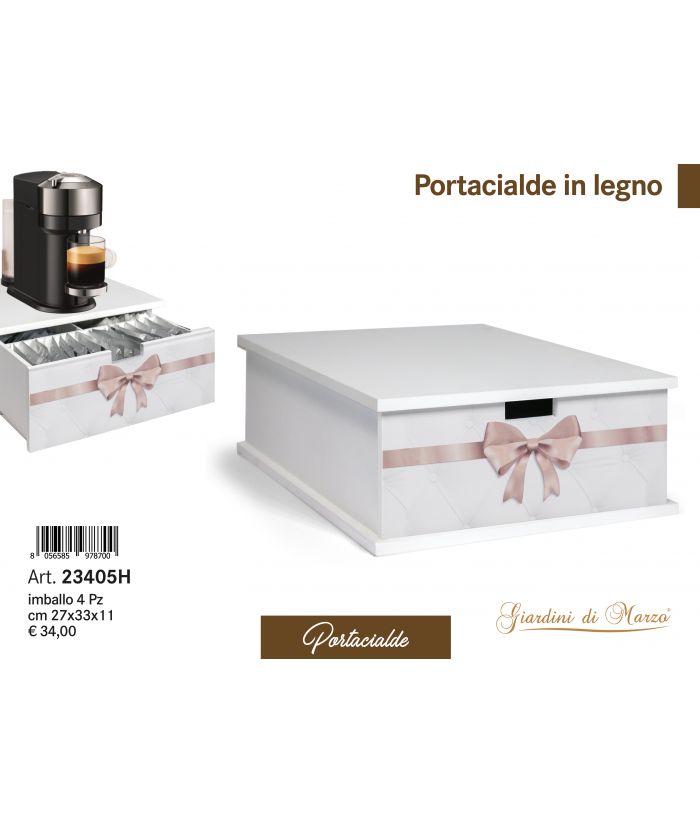 23405H P/CIALDE LEGNO BIANCO FIOCCO